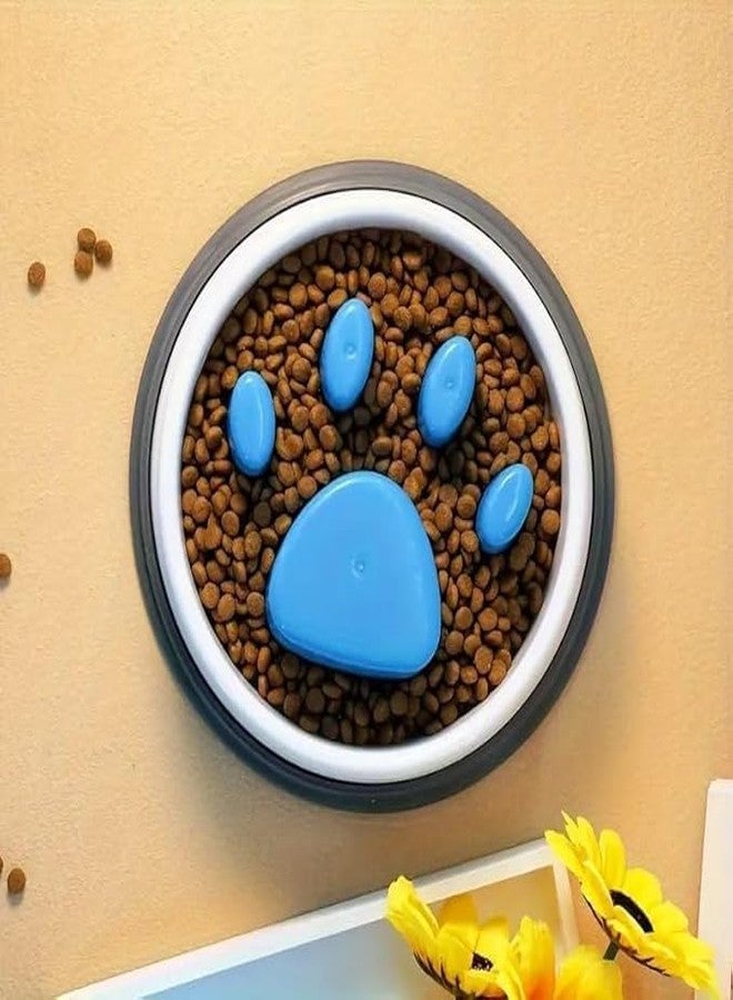 Bindex Pet Slow Feeder Bowl Slow Feeder Dog Fun Feeder No Chocking Slow Polypropylene Feeder Bloat Stop Food Water Bowl for Dog Cat with Funny Pattern - Image 2